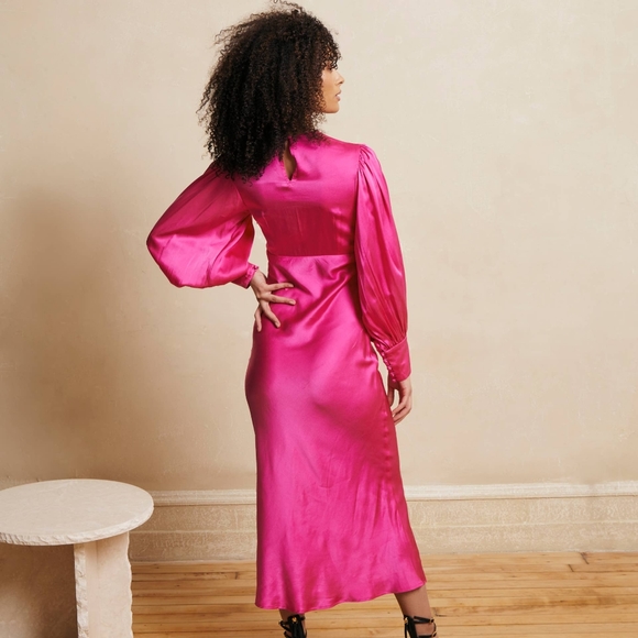 JANET CUT WORK EMBELLISHED DRESS - Picture 2 of 3